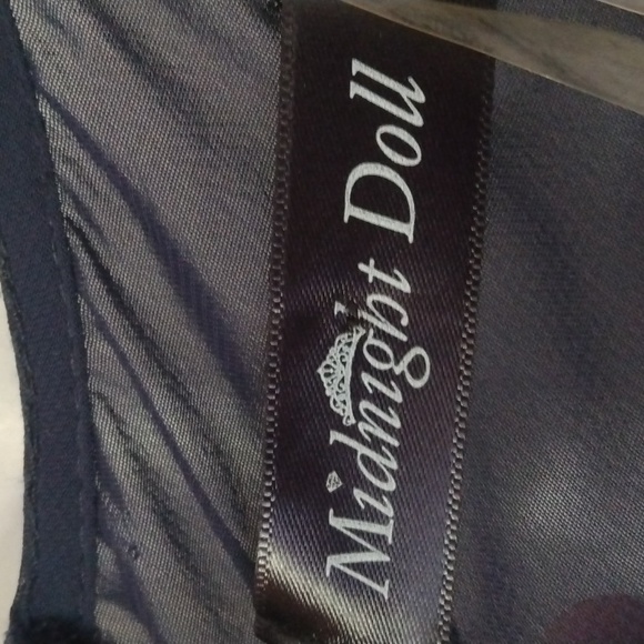 Midnight Doll Navy Blue Romper - Picture 3 of 8